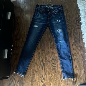 7) American Eagle super stretch jeggings size 2 short